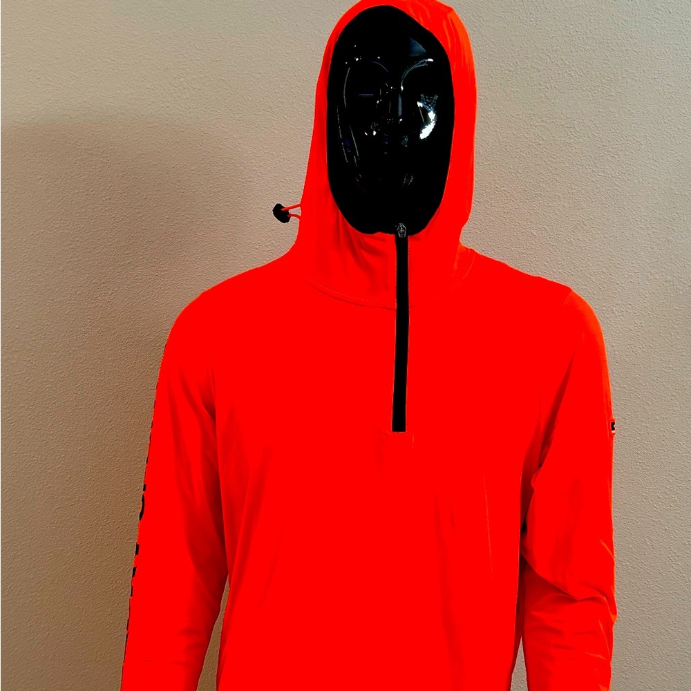 Orange SuperDry Sport nylon pull over